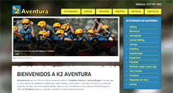 Desktop Screenshot of k2aventura.es